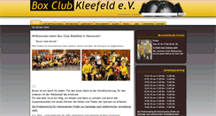 Desktop Screenshot of boxen-hannover.de