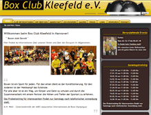 Tablet Screenshot of boxen-hannover.de